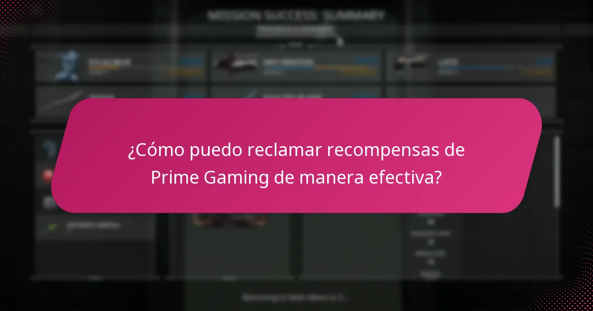 ¿Qué artículos exclusivos están disponibles a través de Prime Gaming?