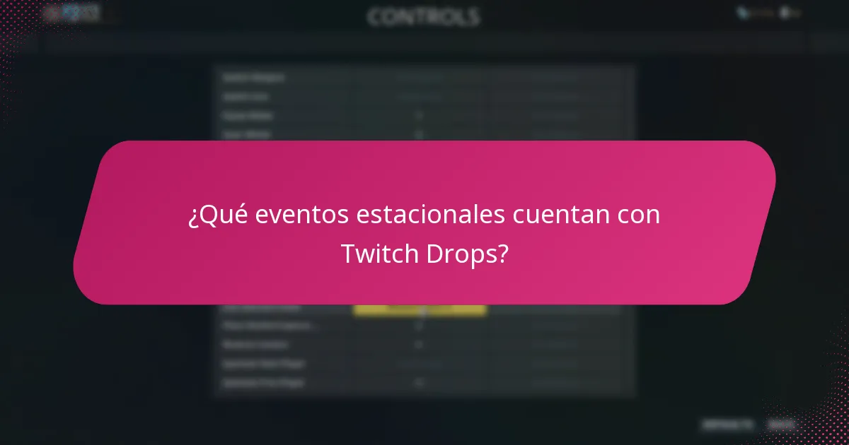 ¿Cómo reclamar los Twitch Drops durante los eventos?
